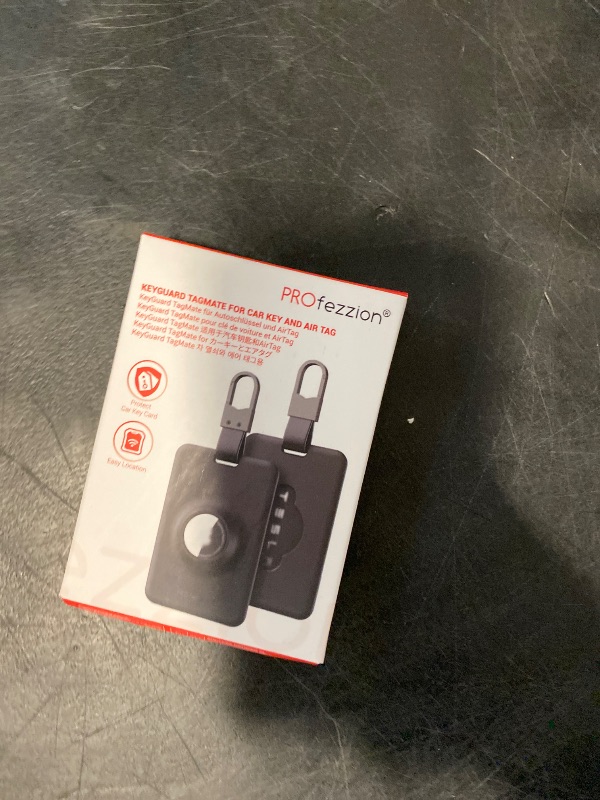 Photo 1 of PROfezzion Tesla Key Card Holder with AirTag Slot, AirTag Tesla Card Plastic Card Key Holder for Model 3 Y S X Cybertruck with Keychain Key Rings, Key Card Protective Case Cover for Tesla - 1 Pack