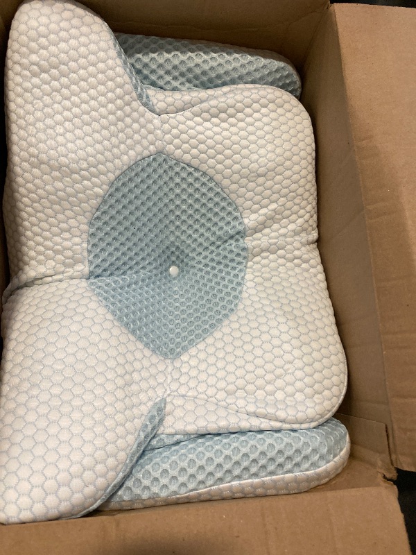 Photo 1 of Pain Relief Cervical Pillow for Neck Support,Adjustable Ergonomic Pillow Cozy Sleeping,Odorless Orthopedic Memory Foam Pillows,Contour Bed Pillow for Side Back Stomach Sleeper