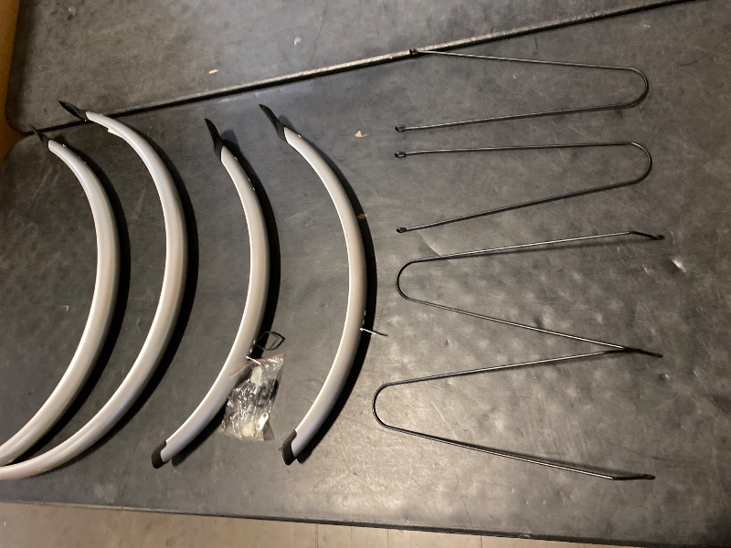 Photo 1 of 8 Pcs Bike Mudguard Set Full Coverage Front and Rear Bicycle Fenders Set Suitable for 700c X (32mm-42mm) Tire Width