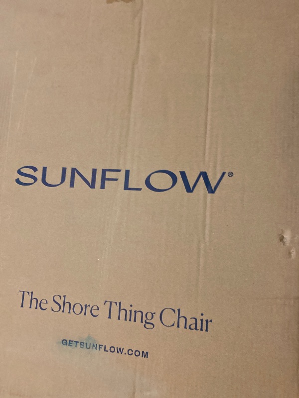 Photo 1 of SUNFLOW Shore Thing Premium Beach Chair - Adjustable, Portable, Rust-Resistant, Reclining Beach Chair with UPF 50+ Sun Shade and Drink Holder for The Ultimate in Comfort - Sky Blue