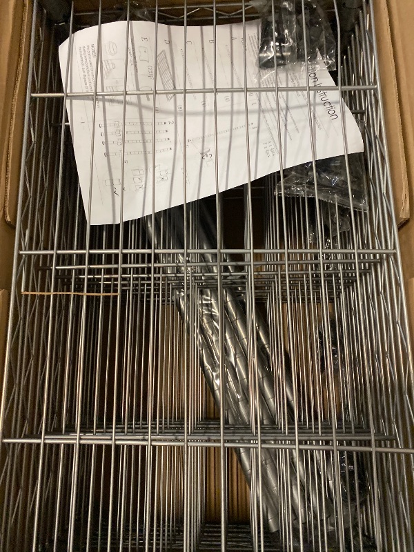 Photo 1 of REGILLER 8-Wire Shelving Metal Storage Rack Standing Storage Shelf Units, Silver, 13.9" D x 23.9" W x 72.1" H
Adjustable Shelves for Laundry Bathroom Kitchen Pantry Closet