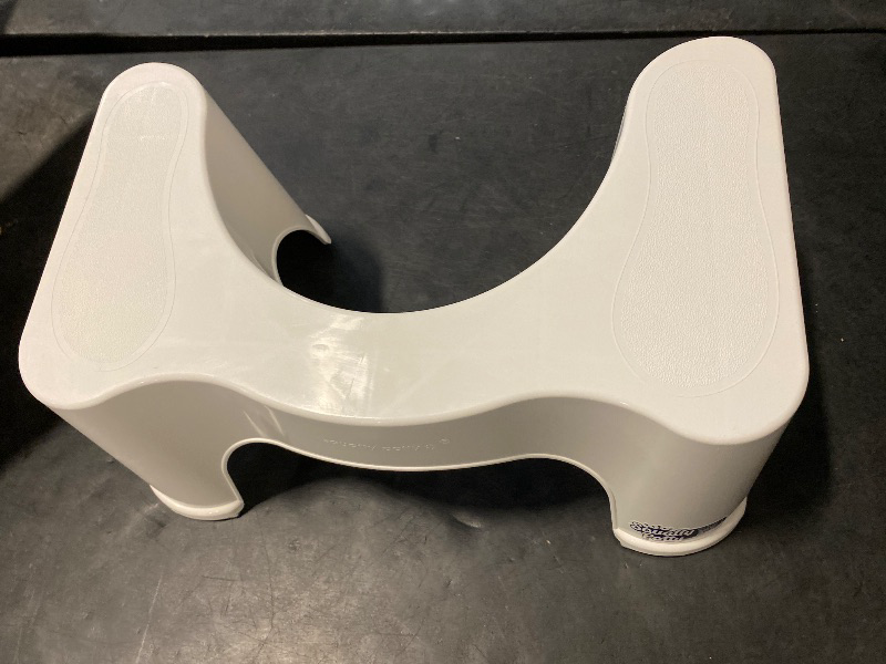 Photo 1 of Squatty Potty The Original Bathroom Toilet Stool Height, White, 9 Inch (Pack of 1)