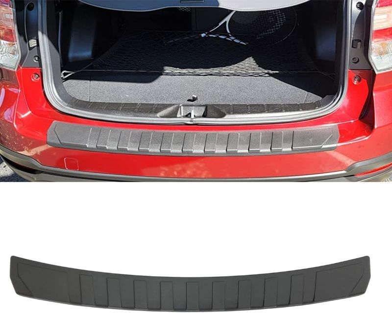 Photo 1 of Rear Bumper Protector Guard Accessory Trim Cover Scratch Resistant Trunk Door Entry Guards Compatible with Subaru Forester 2013 2014 2015 2016 2017 2018