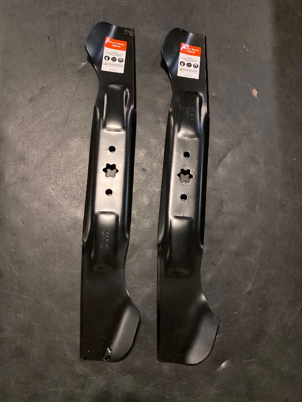 Photo 1 of (2PCS) 942-04290 High Lift Lawn Mower Blades - Replace Cub Cadet/MTD/Troy Bilt 742-04244 742-04244A 742-04290 942-04244 942-04244A - Fits XT1 XT2 LTX1045 - for 46" Deck Lawn Mower