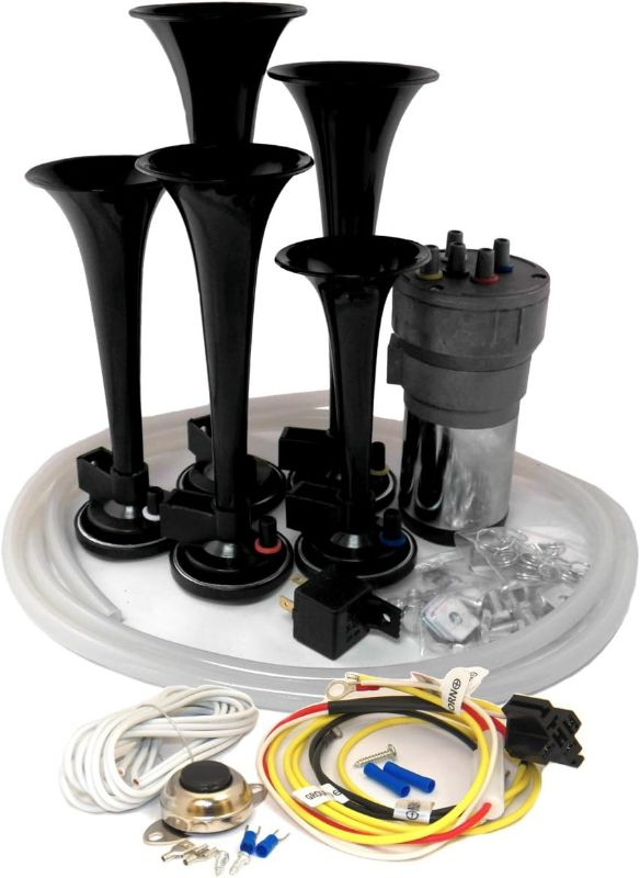Photo 1 of Dixie Air Horn Black - Dixieland Premium Full 12 Note Version with Installation Wire Kit and Button