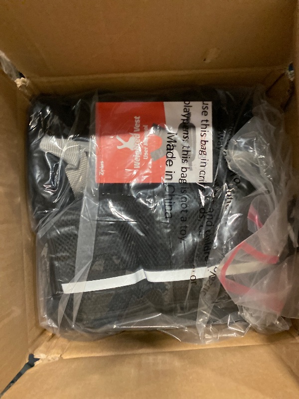 Photo 1 of ZELUS Weighted Vest, 6lb/8lb/12lb/16lb/20lb/25lb/30lb Weight Vest with Reflective Stripe for Workout, Strength Training, Running, Fitness, Muscle Building, Weight Loss, Weightlifting