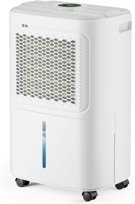 Photo 1 of 2500 Sq.Ft Dehumidifier for Basement Home, ASAHWo 34 Pints Dehumidifier with Drain Hose, Quiet Portable Dehumidifiers for Bathroom Large Room, Bedroom, Auto Defrost,Smart Humidity Control,24H Timer