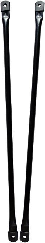 Photo 1 of 46"/117cm Garden Swing Replacement Bars, Matte Black Heavy Weight Capacity Metal Round Rods for Hanging Swing Seat to Frame(2PCS/CTN)