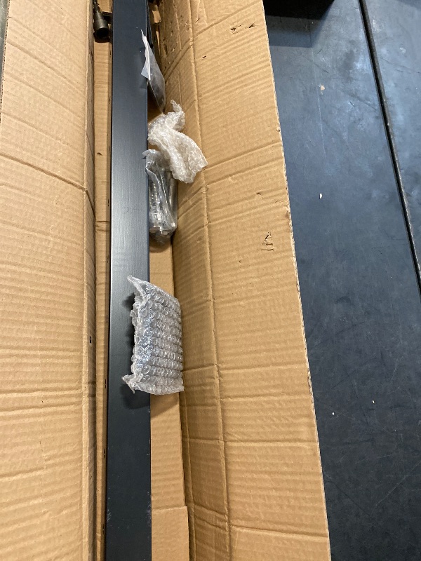 Photo 1 of CKE 36" Level Drilled Cable Railing Post, Black Cable Railing Post (Post 35"x2"x2") for Deck Railing, Stainless Steel Flat Top Surface Level Line Post with Cable Grommets for Indoor Outdoor, LP02
