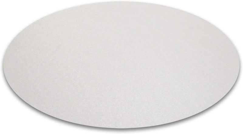 Photo 1 of Desktex Polycarbonate Anti-Slip Round Place Mat 8" Diameter