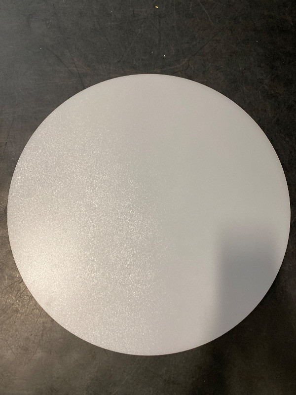 Photo 1 of Desktex Polycarbonate Anti-Slip Round Place Mat 8" Diameter