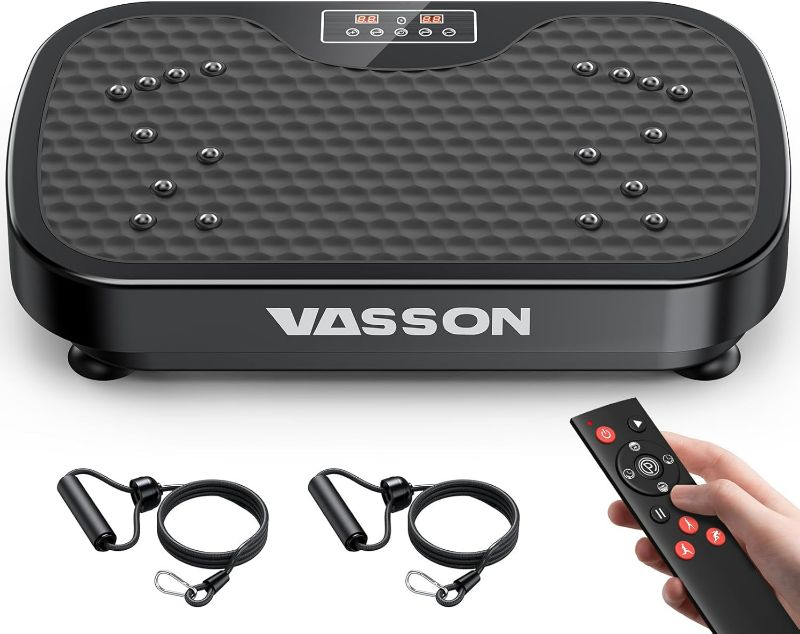 Photo 1 of Vasson Vibration Plate Exercise Machine, Power Vibrating Shake Platform for Lymphatic Drainage, Whole Body Vibrate Waver Fitness, Full Body Shaking Board for Home Workouts, Weight Loss, Women