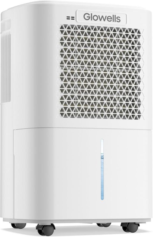 Photo 1 of 2500 Sq.Ft Dehumidifiers for Home Basement with Drain Hose, 34 Pints Large Room Dehumidifier Portable with Smart Humidity Control, 3 Opeartion Modes for RV, Bathroom, Bedroom