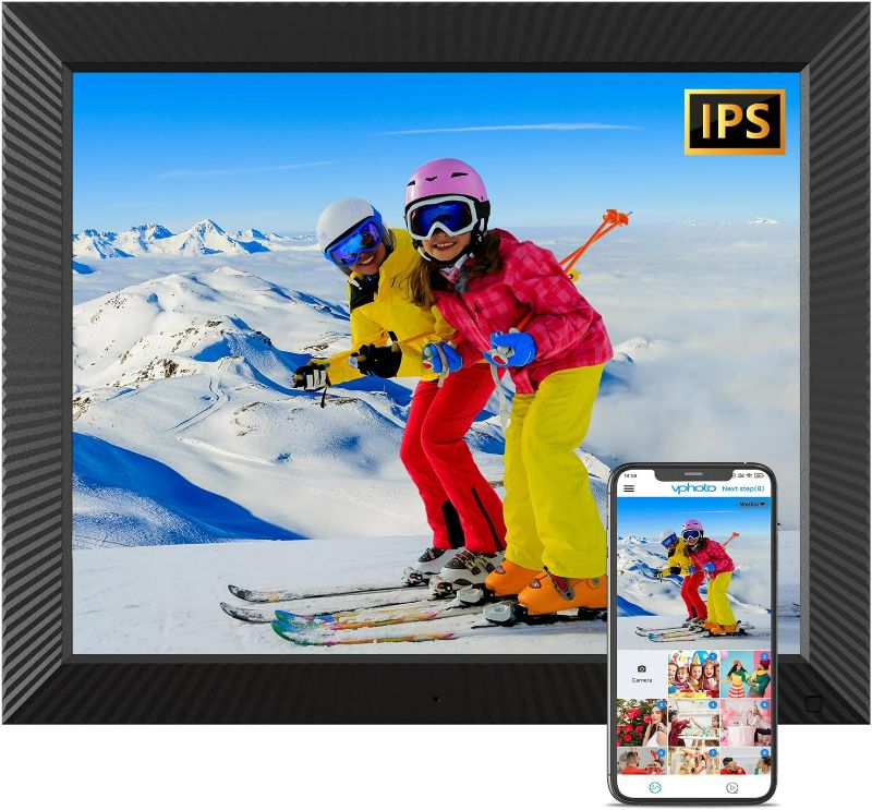 Photo 1 of 17" Digital Picture Frame Large-Digital-Photo-Frame - 32GB Smart Photo Frames, FHD Touchscreen, Motion Sensor, Share Photo Video via App Email, Unlimited Cloud Storage, Wall Mountable for Home Decor