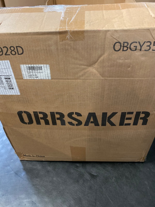 Photo 1 of ORRSAKER Tall Drafting Chair with Lumbar Support and Footrest Ring, Supportive Tall Extended Height Ergonomic Desk Chair for Home Work, Breathable Mesh Office Chair with Flip up Arms(Black)