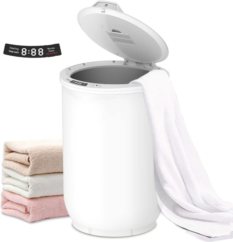 Photo 1 of Ultra Large Capacity Towel Warmer Bucket, Rapid Heating with Timer, One-Button Digital Display Control, Safety Lock, Gifts for Him & Her, Auto Shut-Off, Fits 2 Large, Blankets, Bathrobes, PJ's