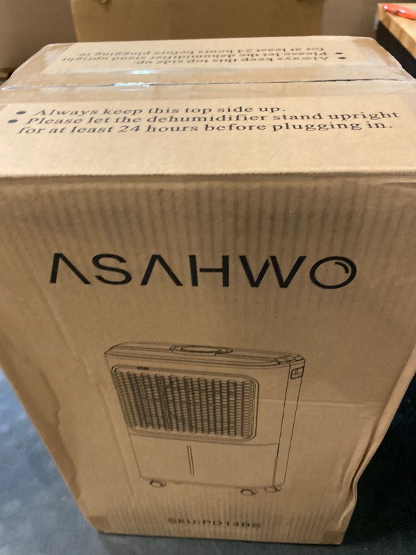 Photo 1 of 2500 Sq.Ft Dehumidifier for Basement Home, ASAHWo 34 Pints Dehumidifier with Drain Hose, Quiet Portable Dehumidifiers for Bathroom Large Room, Bedroom, Auto Defrost,Smart Humidity Control,24H Timer