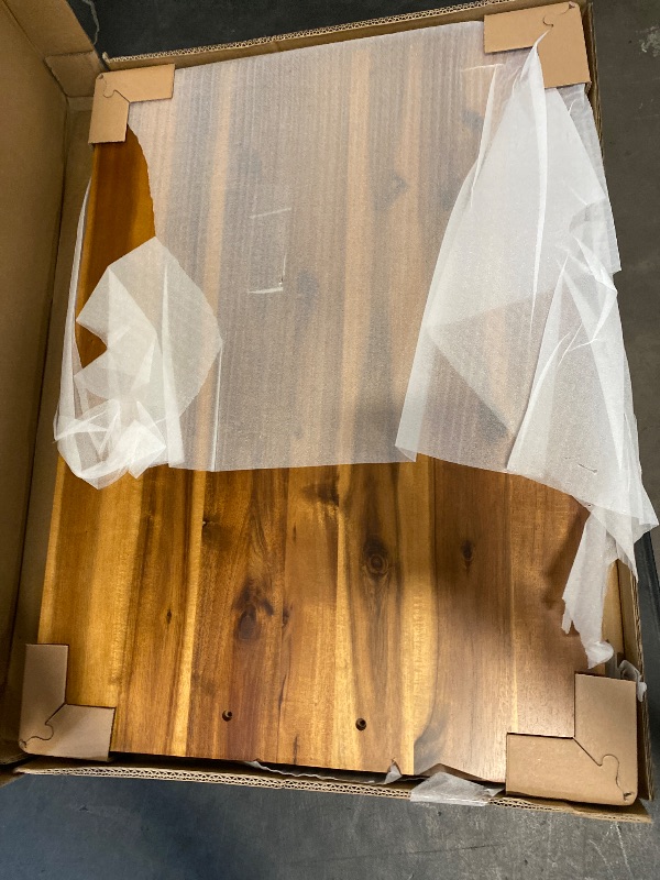 Photo 1 of BLUEWEST Noodle Board Stove Cover, Acacia Wood Stove Top Board for Gas Burners and Electric Stove, Extra Thick Wooden RV Stovetop/Sink Cover - Tray for Kitchen Counter Space