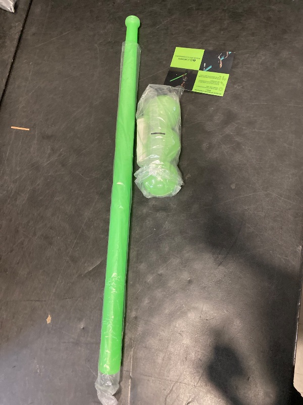 Photo 1 of Glow in The Dark Plastic Baseball Bat w/ 3 Plastic Glow in The Dark Baseballs 1 UV Flashlight Bundle
