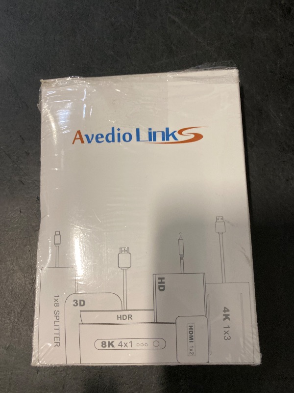 Photo 1 of avedio links HDMI Splitter 1 in 2 Out [w/ 4 Ft Hdmi Cable]Not for Extended Display-Mirror Same Screen Only, 4K 1x2 HDMI Splitter 1 to 2 for 3D 1080P@60Hz, Copy 1 Source to 2 Displays at The Same Time
