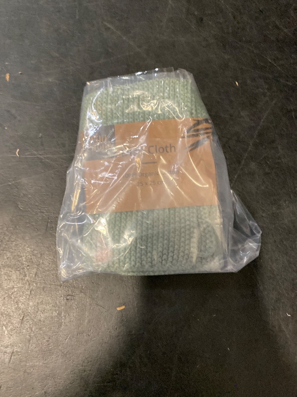 Photo 1 of Wild & Stone | Organic Cotton Dish Cloth | Eco-Friendly Kitchen Cloth | Biodegradable & Compostable Cleaning Cloth | Moss Green
