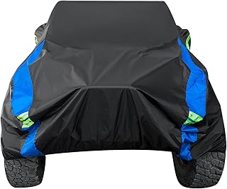 Photo 1 of Avecrew for Jeep Wrangler Cover Waterproof 4 Door, All Weather for Jeep Rain Cover for Automobiles, Outdoor Full Exterior for Jeep Covers Fits JK JL TJ YJ CJ