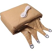 Photo 1 of Awning Canopy for Outdoor Garden Patio Yard Party,Solid Color Lightweight Shade Sail, Encrypted Shade Sunscreen,Cream Color,3x5M,Party Sunscreen Awning Canopy