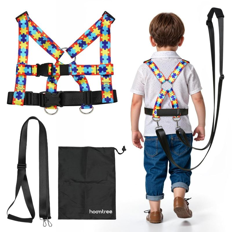 Photo 1 of Safety Harness Leash for Special Needs Child Aged 6-12 Years Fully Ajustable, Sturdy Walking Harness for Older Children with Grab Handle, Keeping Active ADHD/ASD Autism Kids Safe in Public