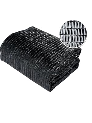Photo 1 of Agfabric 30% Shade Cloth Net Mesh Shade with Clips for Garden Patio&Plants, Black