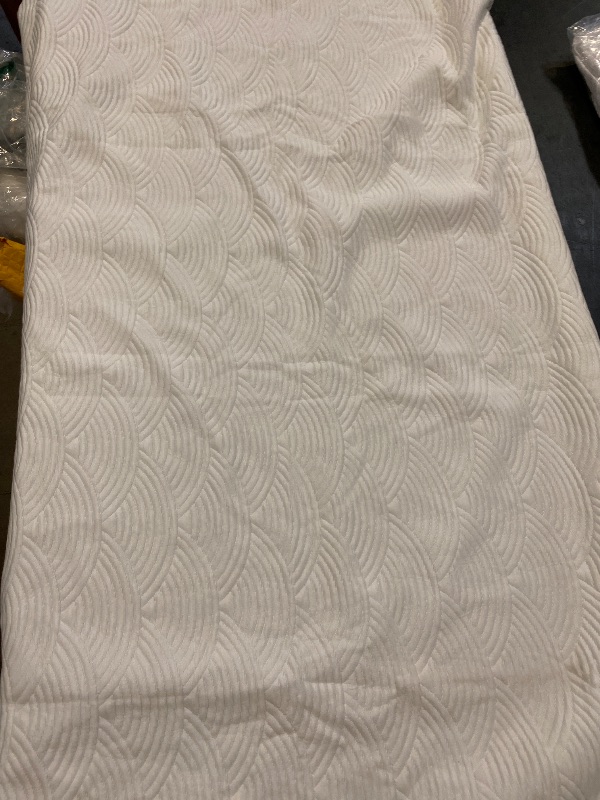 Photo 1 of Zenzy 3" Twin XL Bamboo Mattress Topper Cover, Oeko-TEX Certified, Ultra-Soft Zippered Topper Protector with Adjustable Straps, Washable (Cover Only)