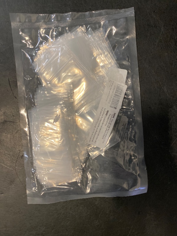 Photo 1 of 2''x 3'', (Pack of 200) Small Clear Poly Zipper Bags 2 Mil Reclosable Zipper Lock Storage Plastic Bags for Jewelry, Candy