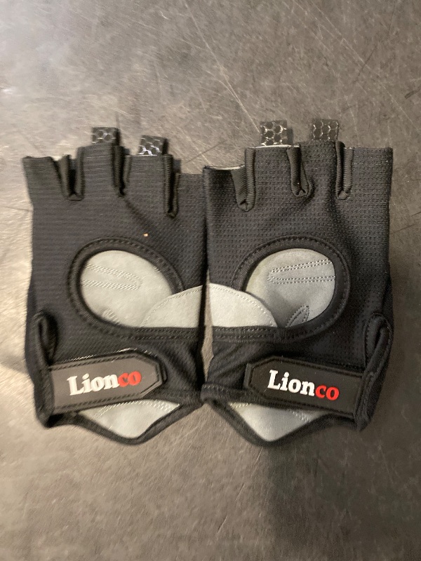 Photo 1 of LIONCO Workout Gloves for Men Women,Weight Lifting Gloves with Breathable Gel Padded Excellent Grip for Gym Exercise,Cycling,Weightlifting,Fitness Training,Pull Ups and Climbing and Rowing