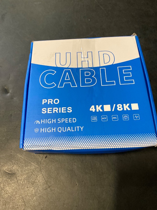 Photo 1 of Fiber Optic hdmi Cable 100 ft,18Gbps 4k Ultra high Speed Support 4K@60Hz(4:4:4 RGB) HDR10,HDCP2.2,eARC,3D,CEC Unidirectional Active 2.0 Cord,Shielding Interference,Slim and Flexible