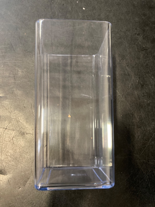 Photo 1 of Royal Imports Flower Vase Acrylic Tall Rectangle - Decorative Centerpiece for Home or Wedding - Non Breakable Plastic, 5" X10 - Clear