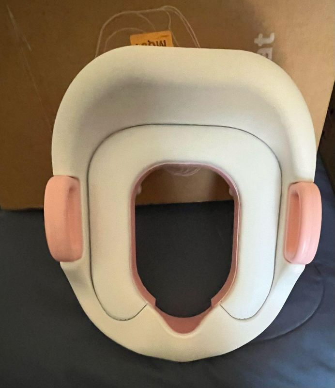 Photo 1 of Baybee Milano Baby Potty Training Seat for Kids, Toilet Seat for Baby with Soft Cushion Seat | Toilet Training Seat with Comfortable Seating | Kids Potty Chair for 0 to 5 years (Pink)