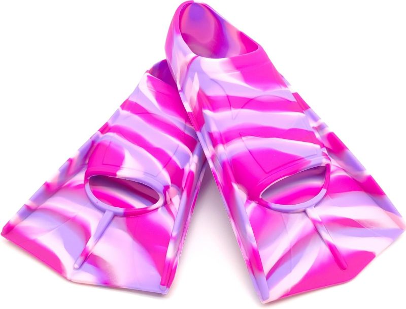 Photo 1 of Fadgesy Swimming Training Fins,Comfortable Silicone Flippers for Swimming and Diving,Size Suitable Kids Girls Boys Adult