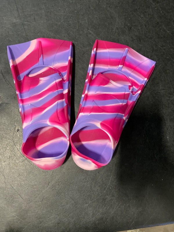 Photo 1 of Fadgesy Swimming Training Fins,Comfortable Silicone Flippers for Swimming and Diving,Size Suitable Kids Girls Boys Adult