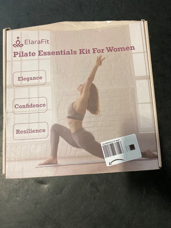Photo 1 of Home Pilates Kit for Women Pilates Equipment Ring and Ball Set Magic Circle Hoop with 5 Resistance Bands Compact Toning Fitness Essentials Starter Set Accessories