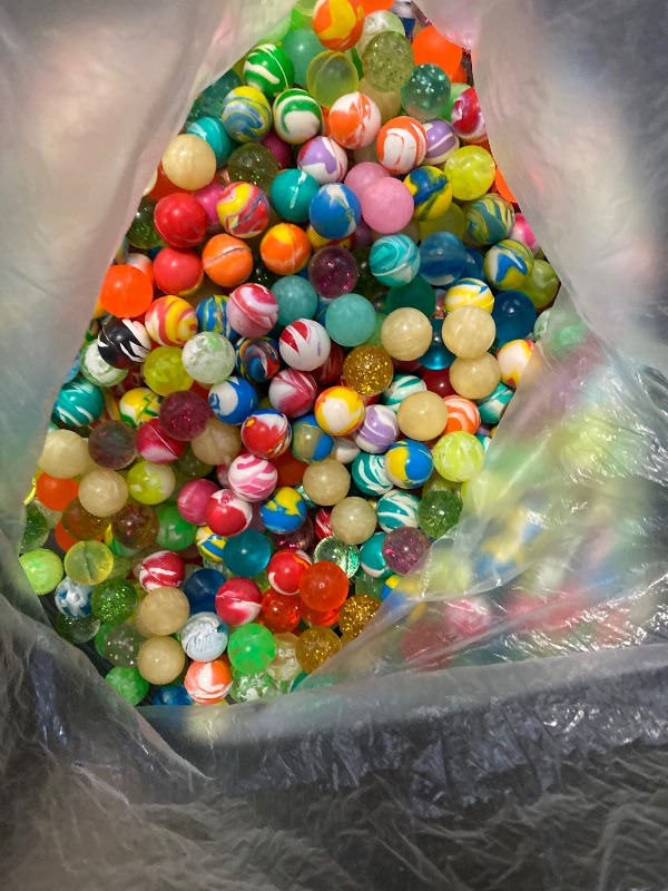 Photo 1 of Pllieay Small Rubber Bouncy Balls for Kids Party Favors, Neon Bouncing Balls for Gift Bag Filling and Vending Machine…