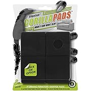 Photo 1 of Slipstick GorillaPads CB142 Non-Slip Furniture Pads/Grippers (Set of 8) Furniture Leg Floor Protectors, 2 Inch Square, Black