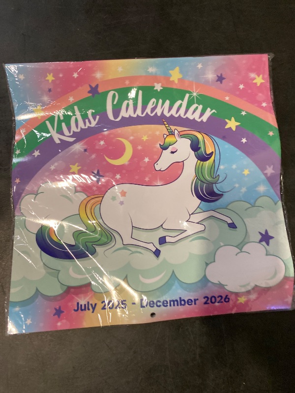 Photo 1 of 2026 Kids Calendar - 2026 Kids Wall Calendar, 12-Month Monthly Wall Calendar, Jan. 2026 - Dec. 2026, 2026 Calendar, 12" x 24" (Open), 2026 Wall Calendars