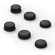 Photo 1 of Skull & Co. Skin, CQC and FPS Thumb Grips Set Joystick Cap Analog Stick Cap for Nintendo Switch Joy-Con Controller - Black, 3 Pairs (6pcs)