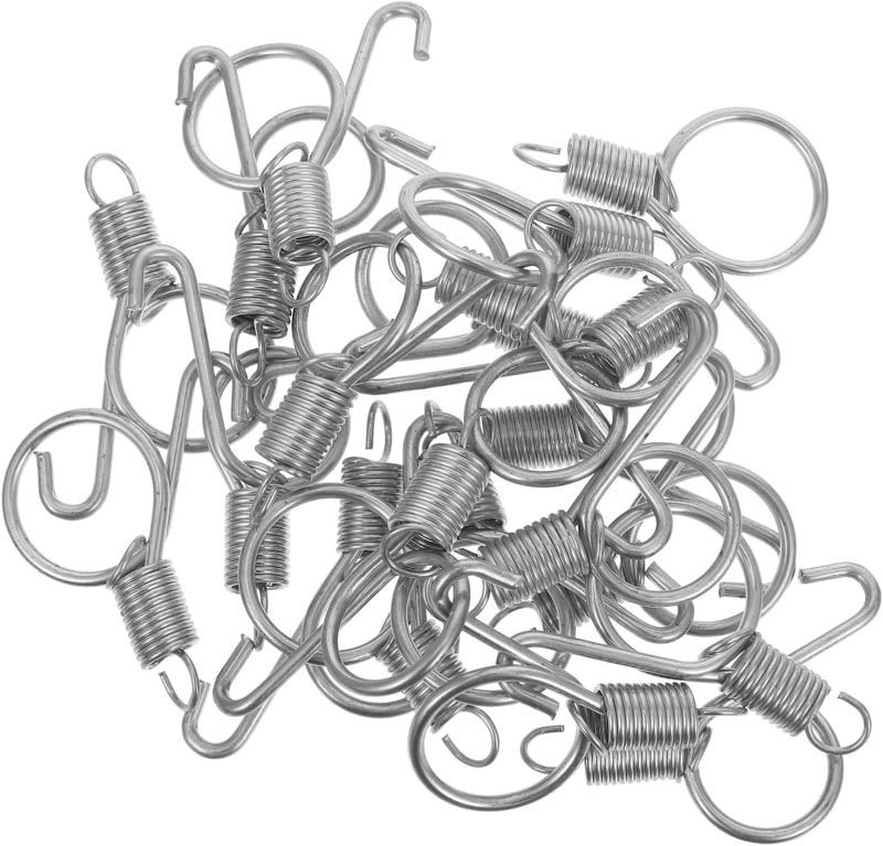 Photo 1 of Spring Latch Hooks for Rabbit Cages 20pcs Cage Door Hooks Easy Installation for Farming Environments