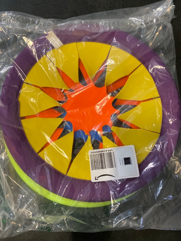 Photo 1 of JA-RU Soft Flying Disc Toy (2 Discs Assorted Colors) 12 Inch Flying Rings for Kids | Outdoor Recess Toys | Swimming Pool & Beach Sports Games | Party Favors. 1031-2p