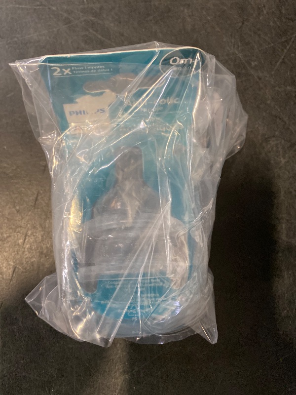 Photo 1 of Philips AVENT Anti-Colic Nipple, Clear, Newborn (Pack of 2) (SCF421/27)