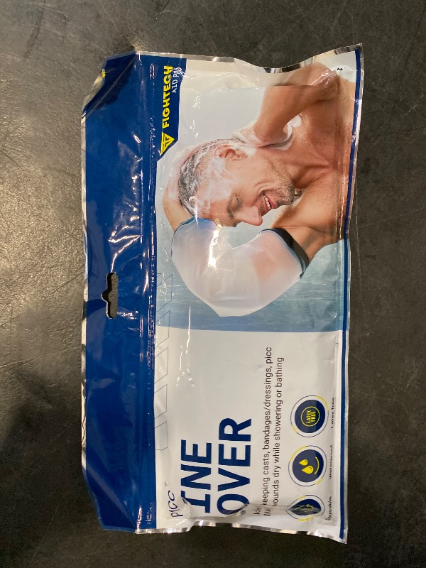 Photo 1 of FIGHTECH PICC Line Shower Cover | Available in 3 Sizes | Reusable IV & PICC Line Sleeve | Waterproof Cast Cover for Elbow | PICC Line Covers for Upper Arm Wound (Weight: 170-250 pounds)