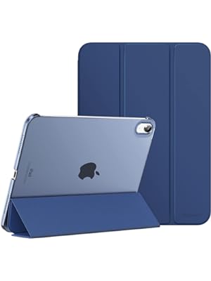 Photo 1 of MoKo Case for iPad 11th Gen 11" 2025 & 10th Gen 10.9" 2022 | Slim Stand Protective Cover | Hard PC Translucent Back Shell | Support Touch ID | Navy Blue