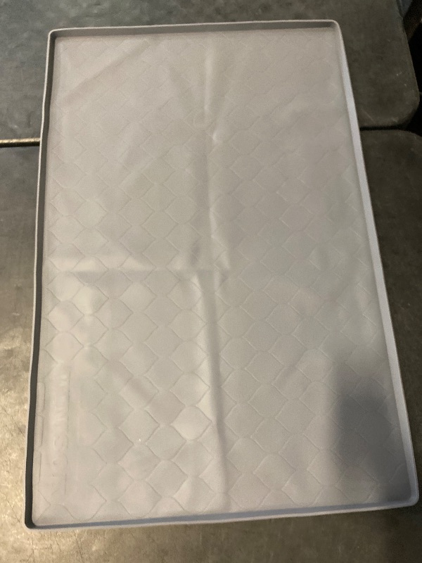 Photo 1 of Silicone Under Sink Mat 34" x 22", Kitchen Essentials and Gadgets, Shelf Liner and Cabinet Protector, Home Organizers and Storage, Waterproof Bathroom Tray