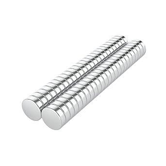 Photo 1 of 100Pcs N52 Mini Neodymium,6mm x 2mm Super Strong Round Rare Earth Neodymium Fridge Magnet