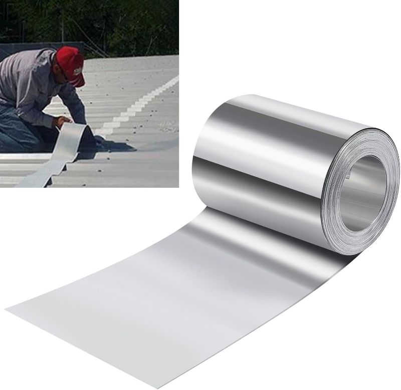 Photo 1 of 2 pack succulentlovers  Aluminum Flashing Roll - Roof Flashing, Metal Roof Flashing for Sealing Windows Doors, Shed Weatherproofing Areas